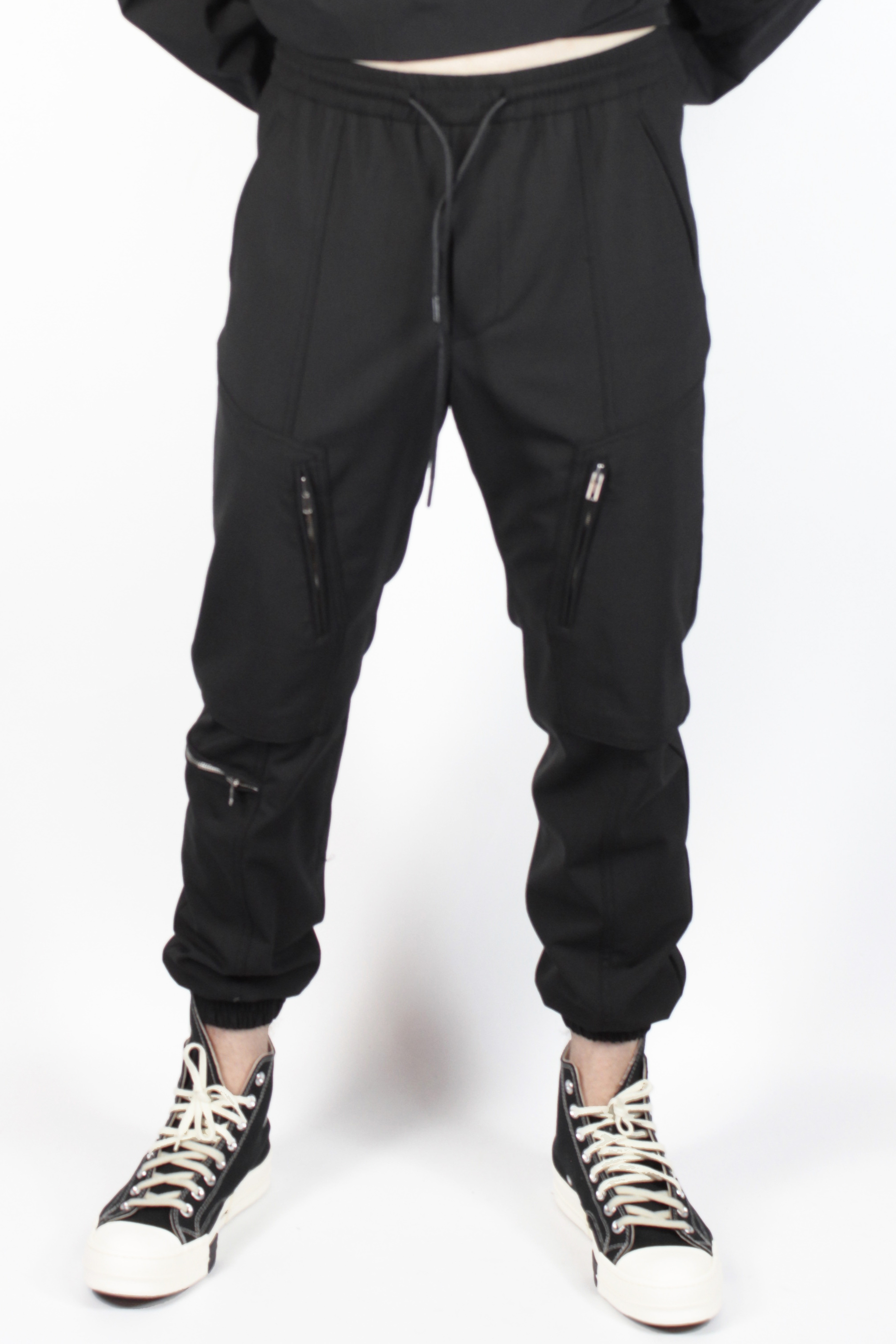 Straight Zip Pocket Pants